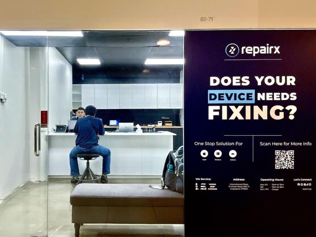 Computer desktop repair services in Singapore offered by RepairX shop.