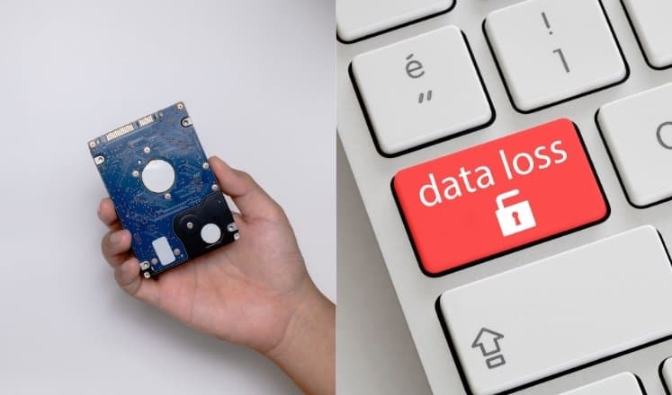 Causes of data loss