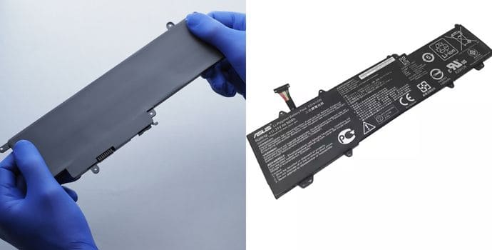 Original OEM ASUS laptop battery for repair and replacement