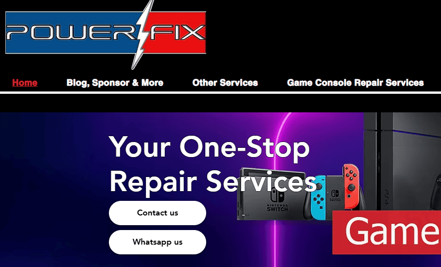 powerfix game console and computer repair service in woodlands